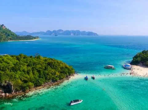 4 Krabi Islands Day Tour by Speedboat or Longtail Boat | Thailand