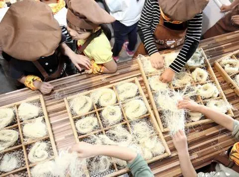 Hsinchu｜Laoguo Leisure Farm. Rice Noodles Handmade Experience｜Nongyou Supermarket