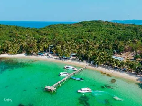 Day Tour | Phu Quoc 3 Islands Tour on Junk Cruise: Island Hopping Shared Tour, Snorkeling Experience, Seafood Lunch on the Boat | Vietnam