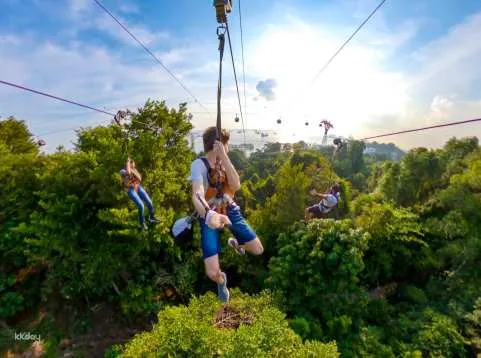 Mega Adventure Park: MegaZip, MegaClimb & MegaJump Experience at Sentosa | Singapore