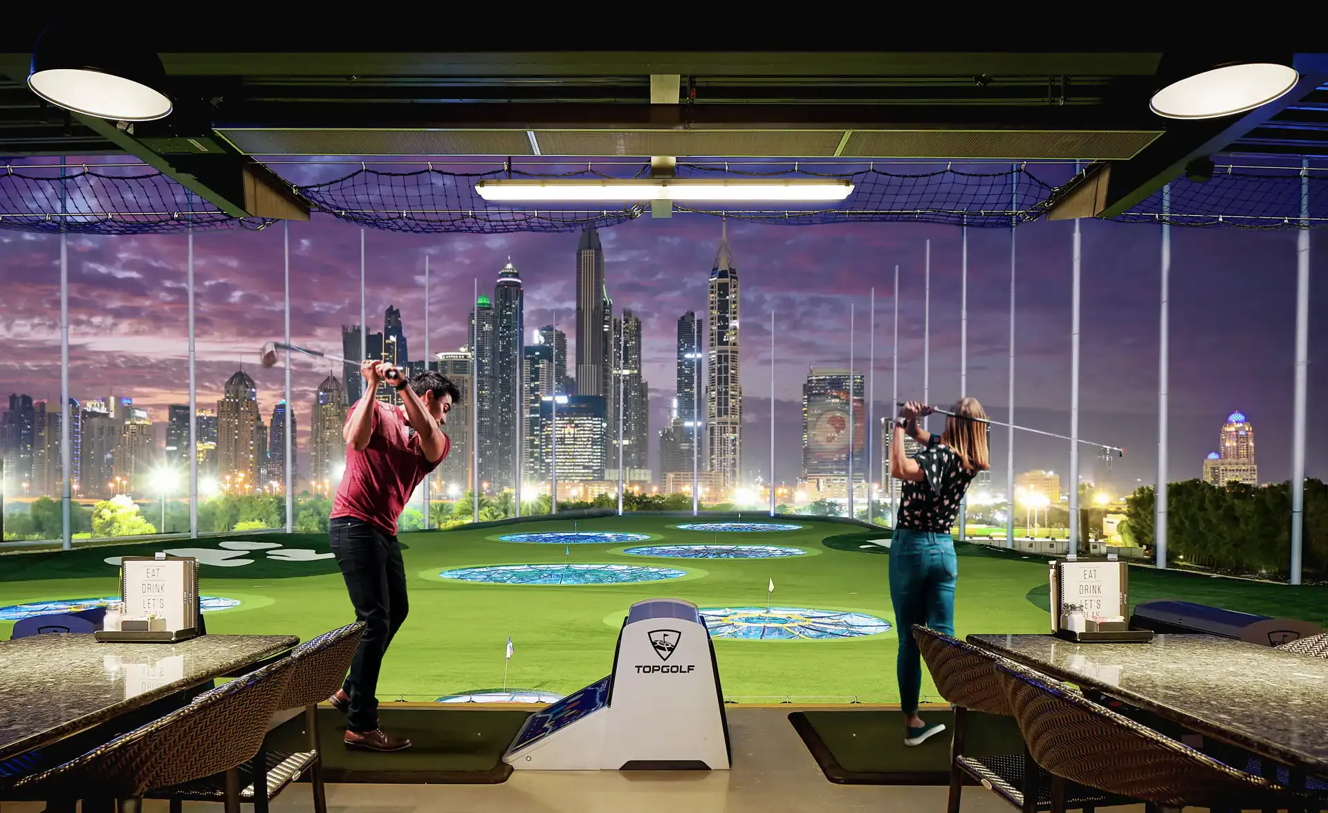 Interactive Golf Experience at Topgolf Dubai