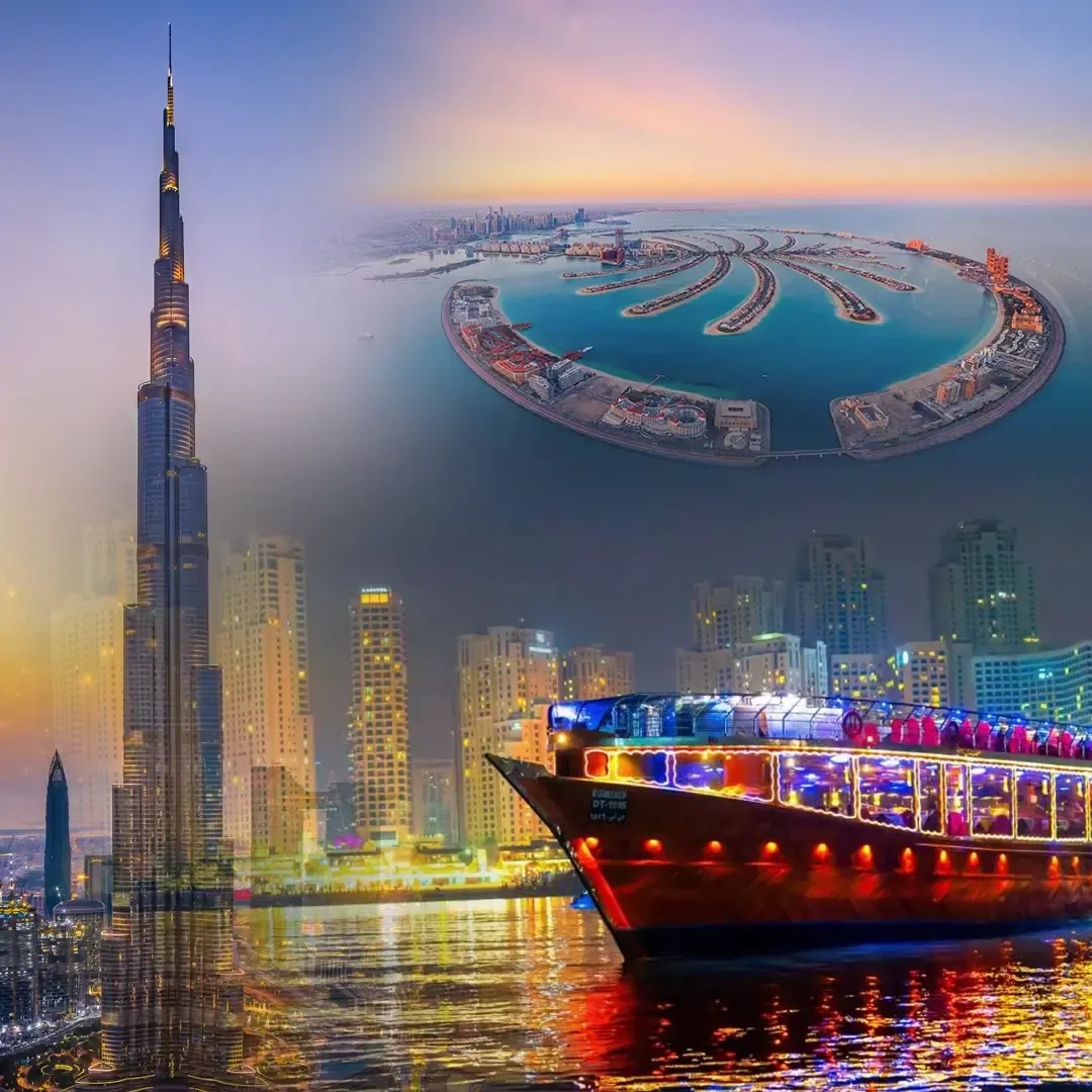 Trio Tour Package with Transfer  City tour, Safari and Dhow Cruise